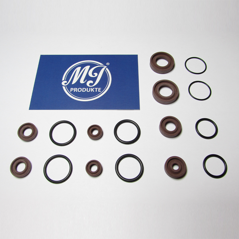 Mercedes W124 complete hydraulic cylinder seal kit - FPM